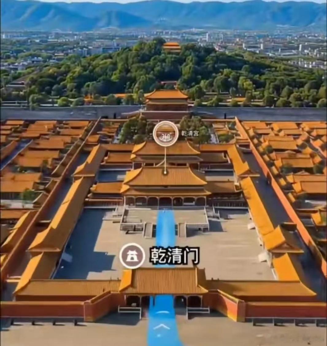 故宫600年首次开放空中视角模型首秀太有料了！能去这个殿放，放在以前可是皇帝的待