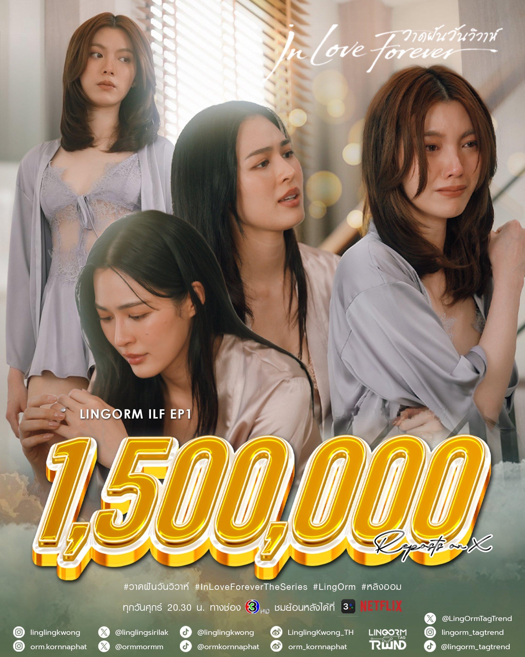 LingOrm泰娱顶流LingOrm世一第一集趋势已破1.5M目前已登入28个国