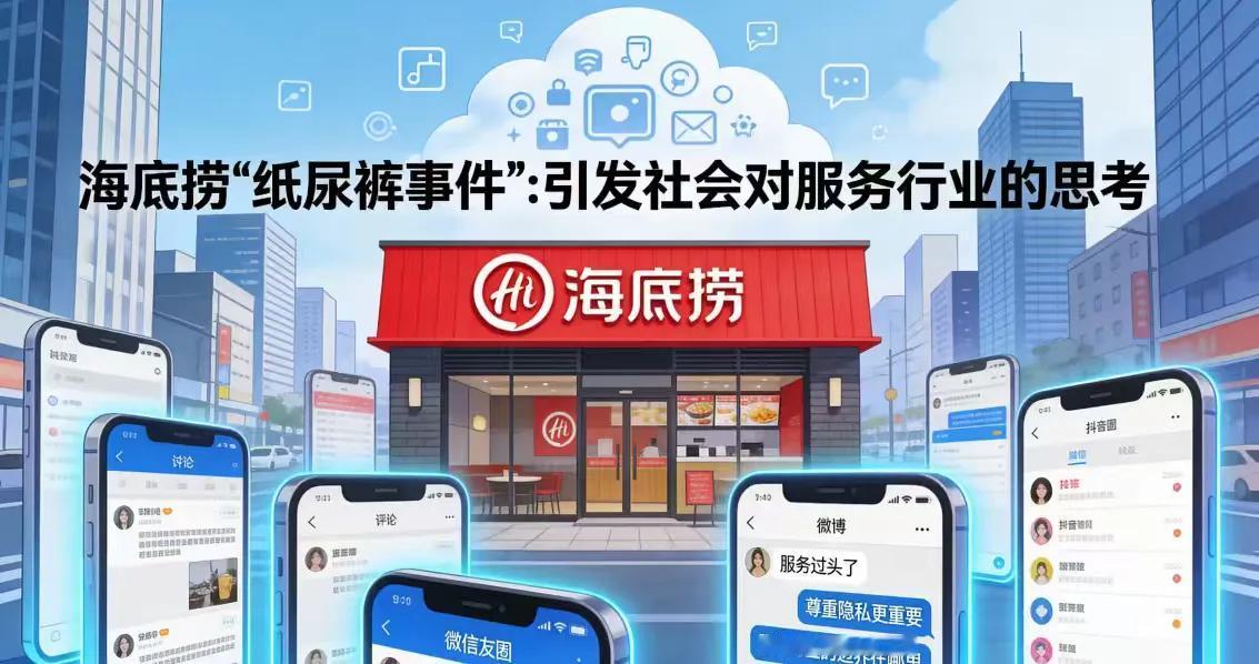 海底捞“纸尿裤事件”：把“过度服务”画成“服务界限”
一张折叠整齐的崭新纸尿裤被