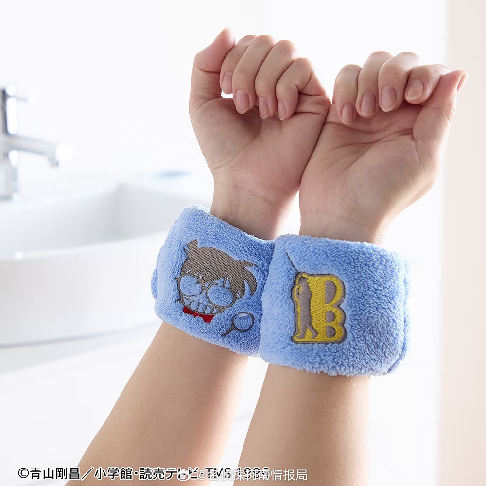 柯南新周边情报千趣会新款洗漱吸水腕带来啦全套一共5款角色，每款都是成对的日网限定