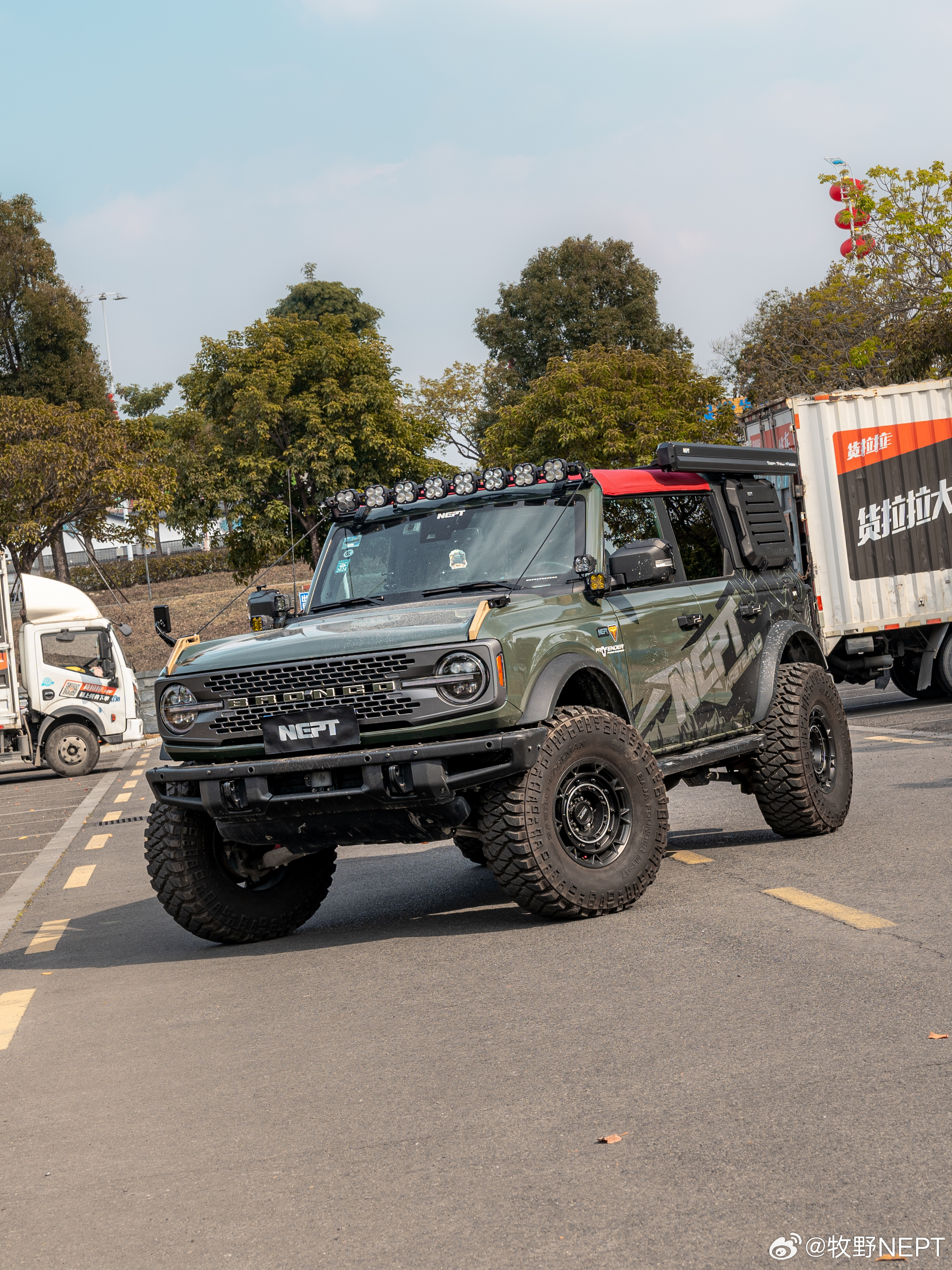 以前改车是给别人看的，这次是给自己汽车牧野nept福特烈马bronco越野改装福