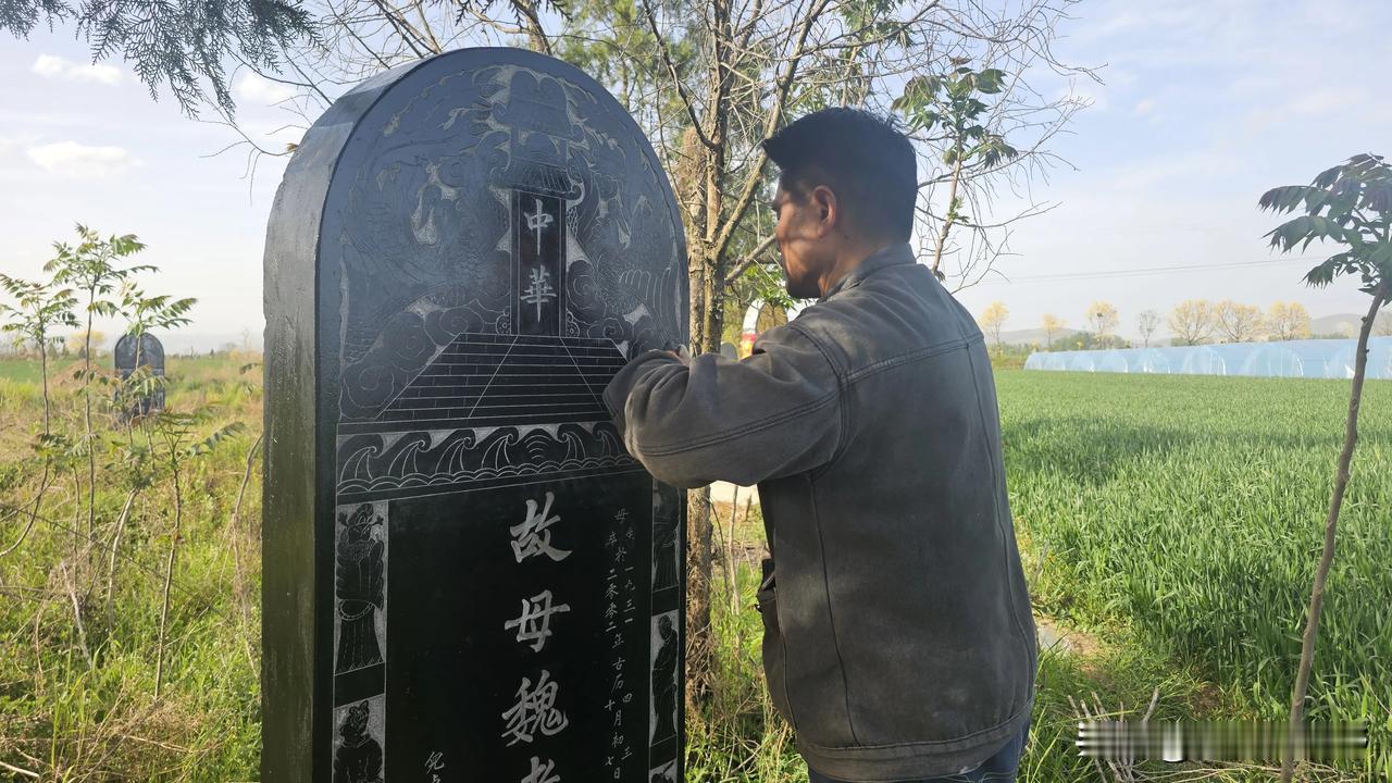 慎终追远！精心翻新魏老孺人墓碑草本大迎春花怎么样 中国仙境美景 绝美紫色兰花 收