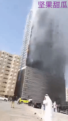 伊朗没有乱炸，远离美国人不错的，阿联酋迪拜这栋高层酒店，被伊朗导弹照顾那可是一直