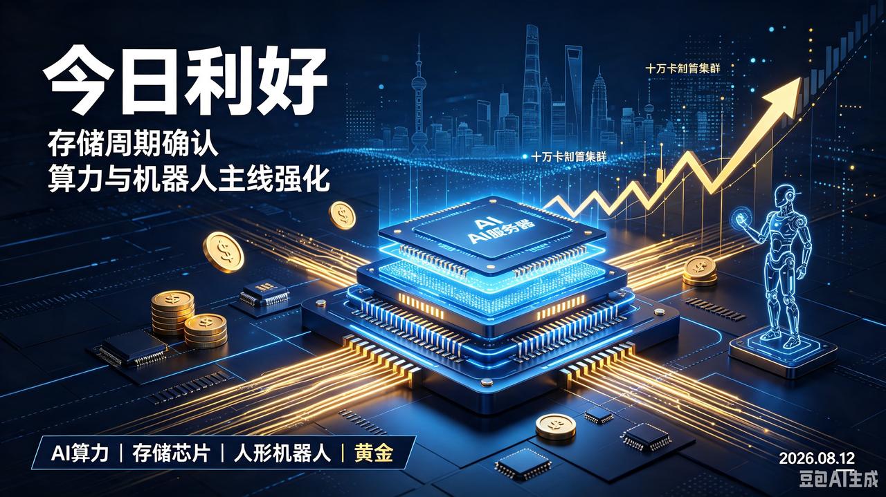 2026年8月12日（周三）今日利好汇总
 
风险提示：资讯仅公开信息整理，不构