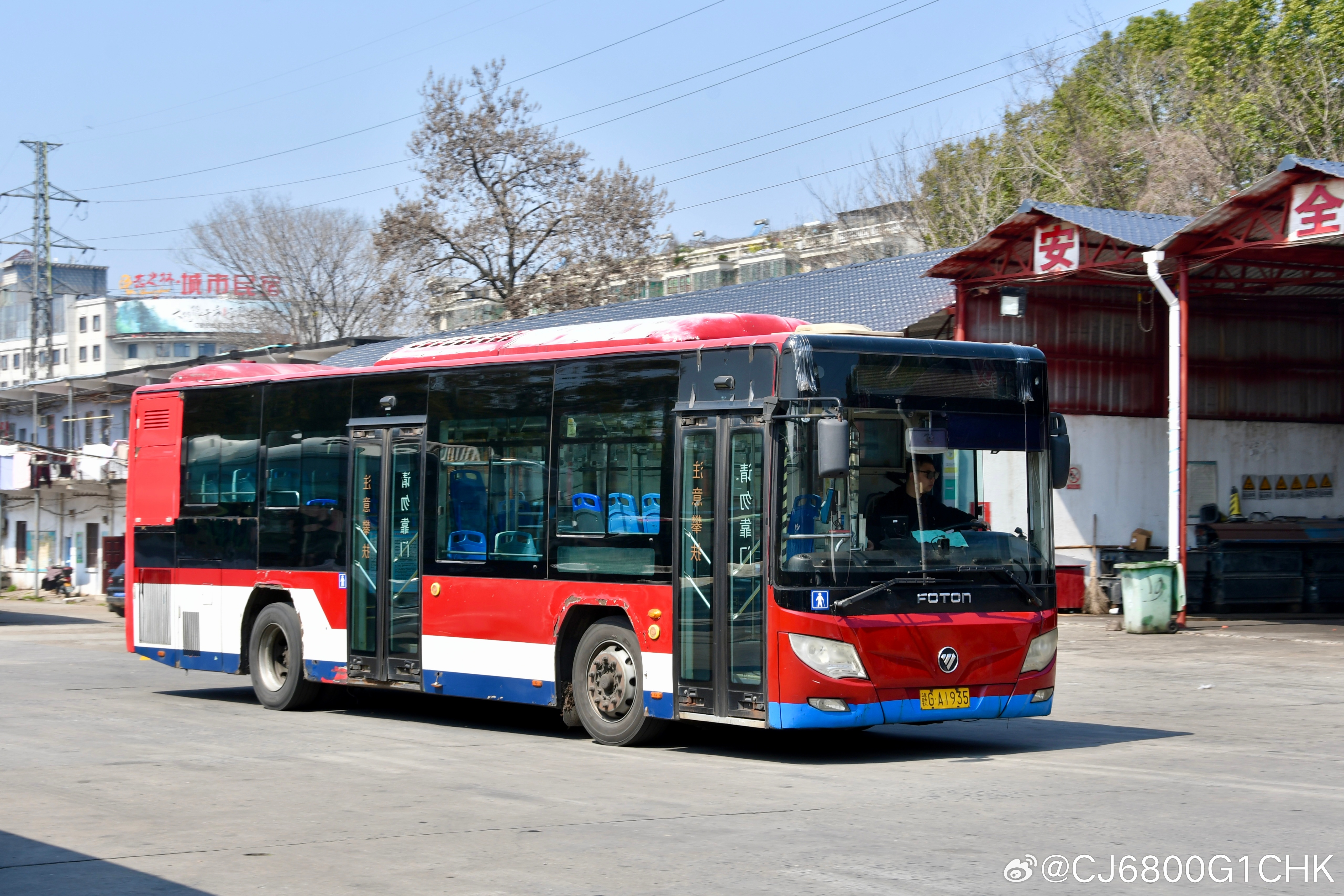 九江市打卡（金龙 福田等），金龙仿古车挂黄牌还是比较意外的