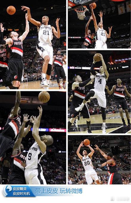 【NBA常规赛：开拓者89-124马刺】2012年4月24日圣安东尼奥马刺队（4