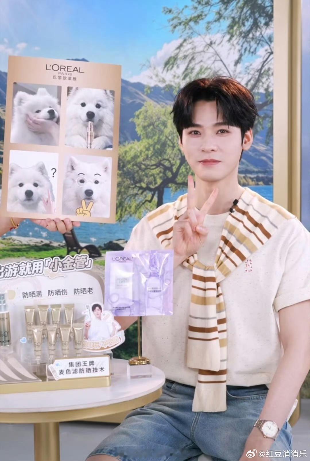 龚俊龚俊萨摩耶四连拍龚俊萨摩耶本体跑出来了 龚俊萨摩耶四连拍！！萌之 