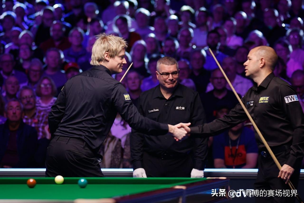 罗伯逊不敌霍金斯赛后采访：“这次比赛我的运气不够好，不然的话应该是我5-1或者5