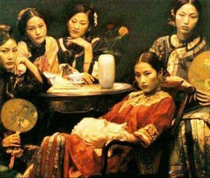 1927年，69岁的康有为奄奄一息，临终前，他拥着年仅22岁、娇艳欲滴的六姨太阿
