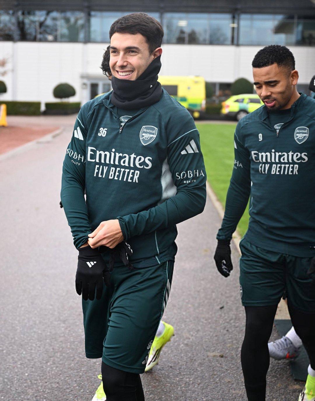 训练备战与曼联的比赛！阿森纳vs曼联 英超联赛 阿森纳