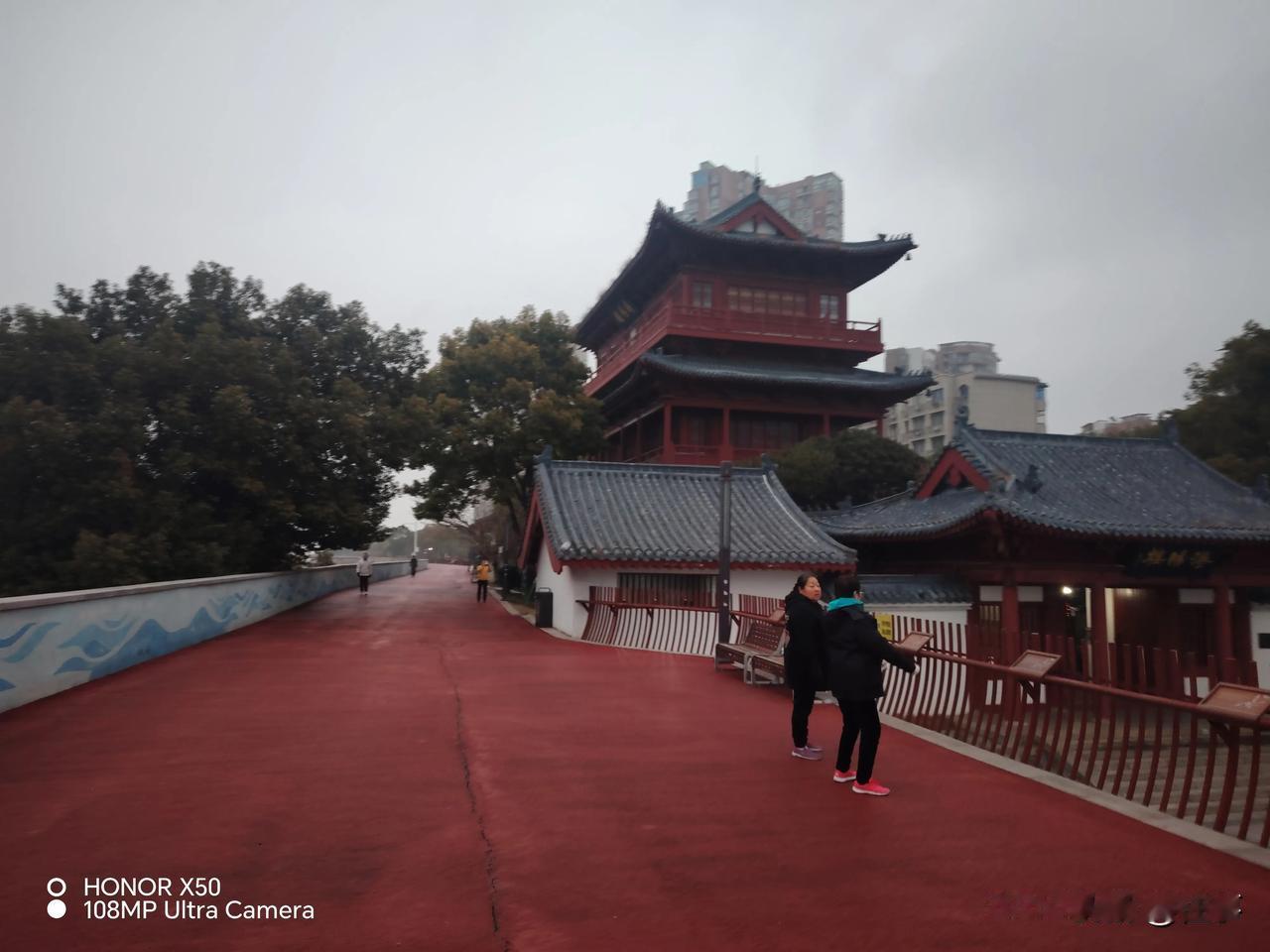 今年冬天的不同2026年1月5日长江岸边《浔阳楼》下晨练打卡