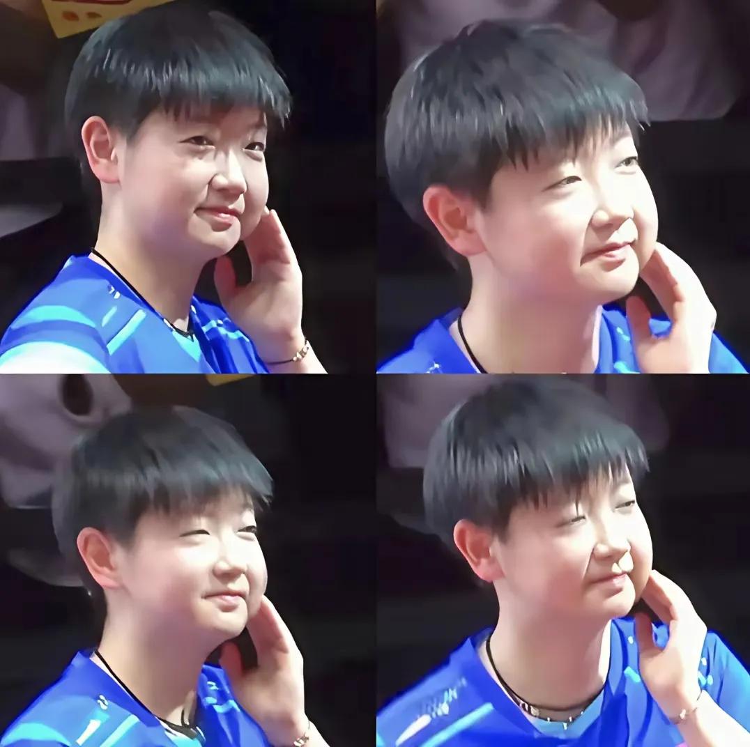 糯米团子，这表情太萌了吧！肉嘟嘟的小脸蛋，好想上去捏两把！
莎莎也很臭屁呢，知道