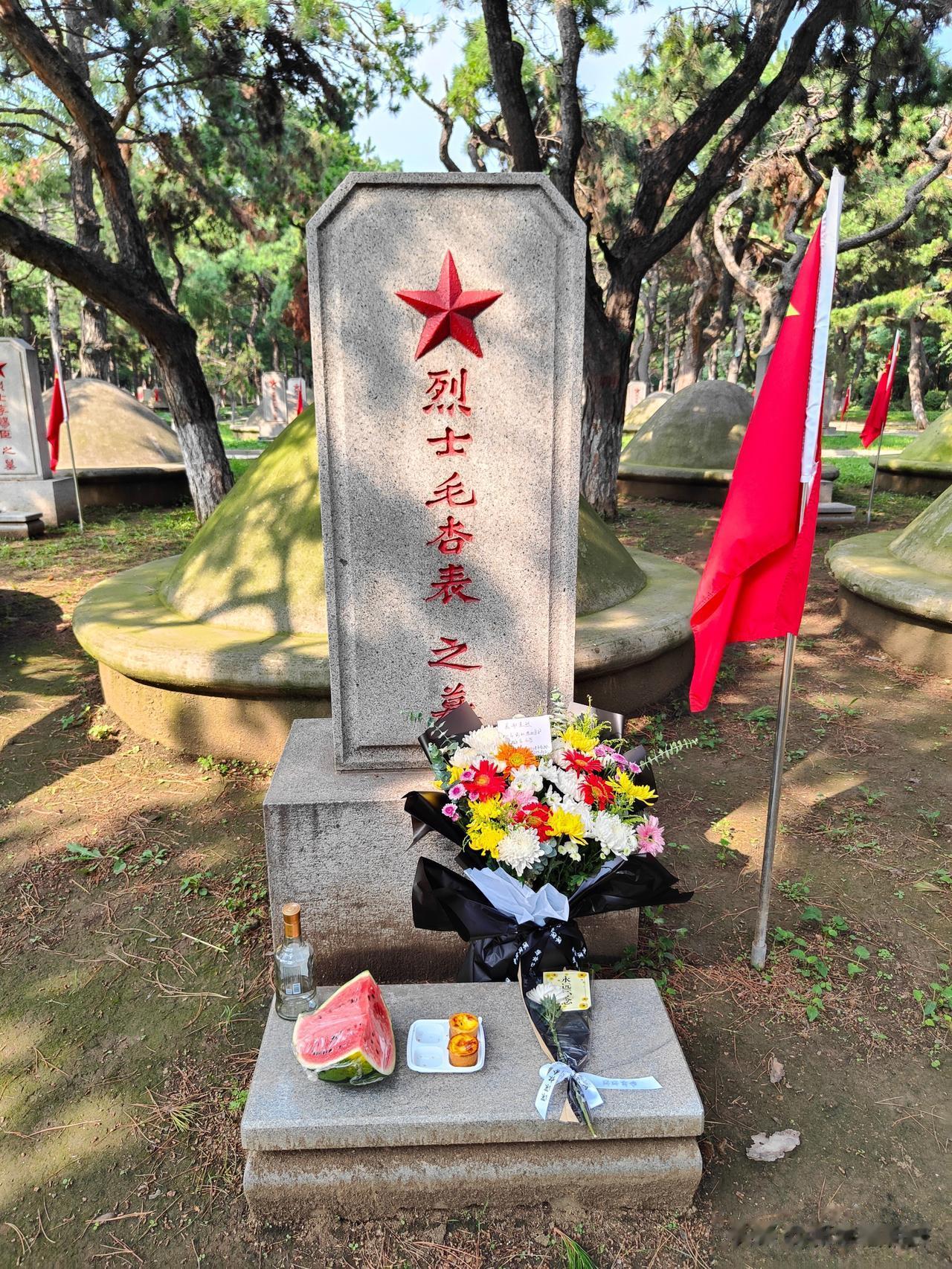 在抗美援朝胜利七十年周年之际，沈阳抗美援朝烈士陵园迎来了参观的热潮。今天下午三点