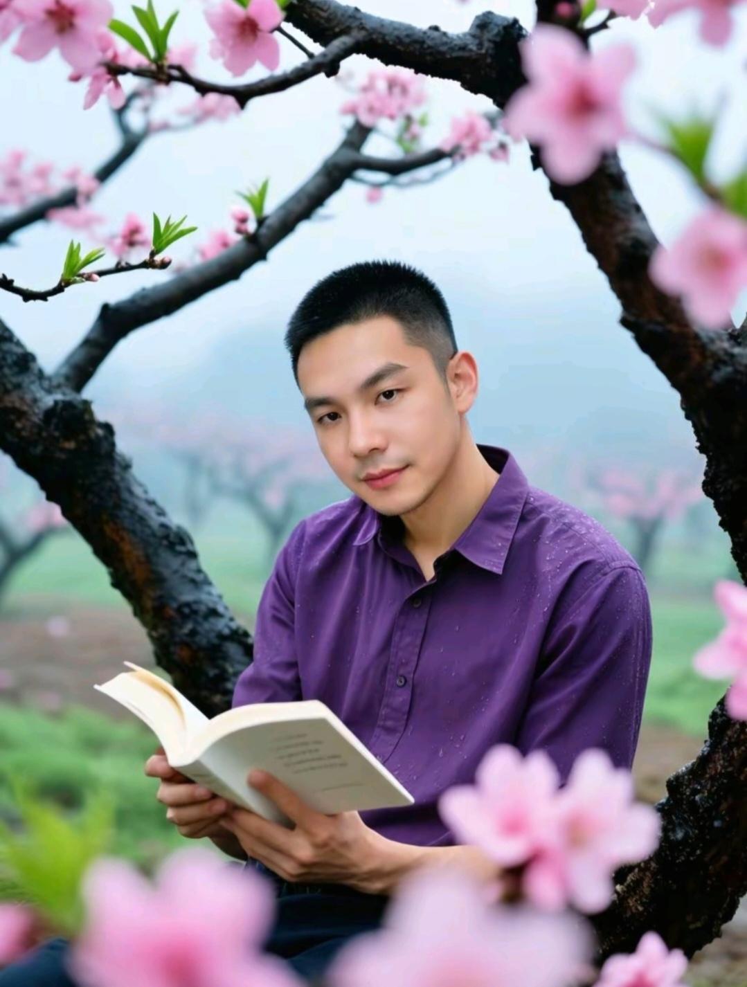 今年春天，最想实现的愿望，是去看一场漫天飞舞的樱花，再沿着东湖慢慢骑行。风里有花