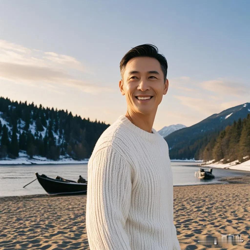 《海边的遐思》
   坐在海滩，
   望着天边。
   晚霞如锦，
   铺映