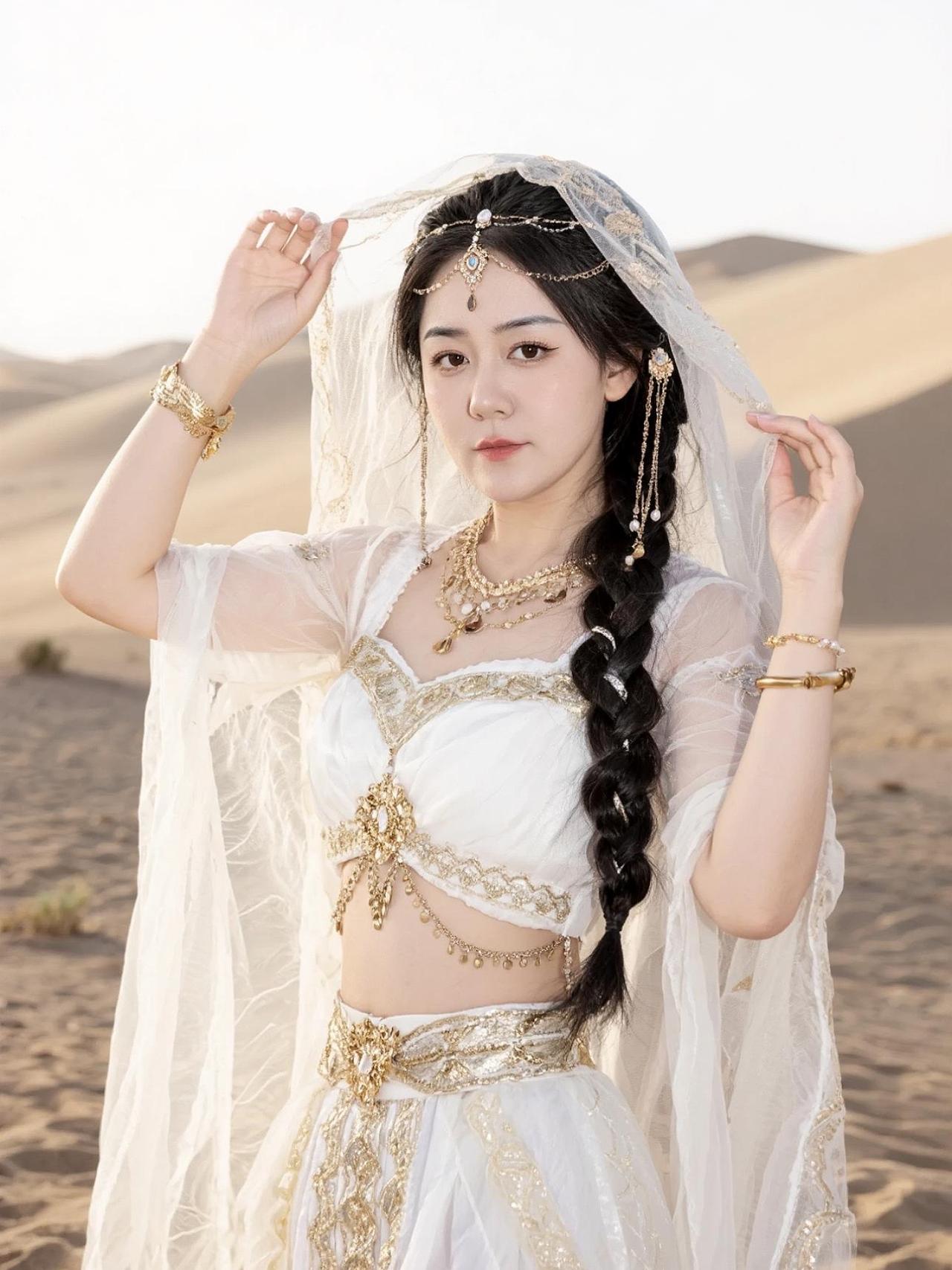 做一次沙漠的西域公主 西域沙漠风情