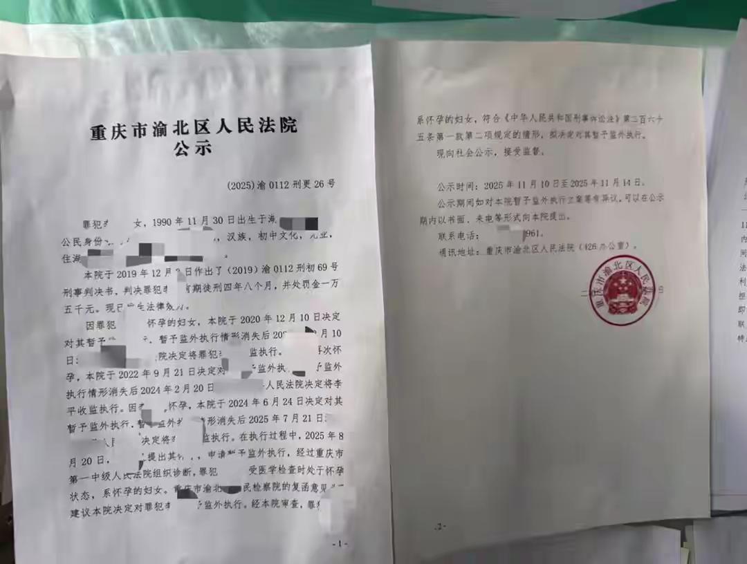 ′四次怀孕、四次监外，她真的在“钻空子”吗？撕开热搜背后的子宫与镣铐


1️⃣