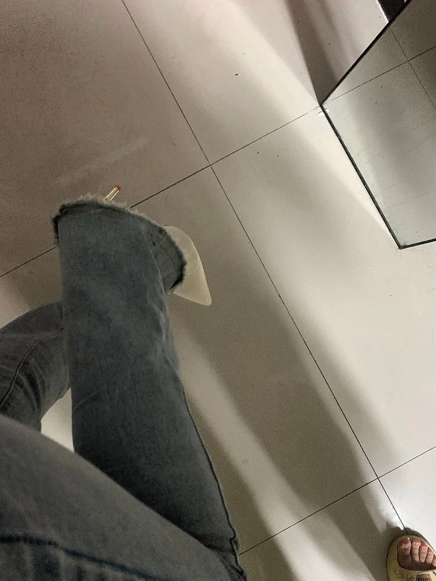 高跟鞋 牛仔裤 日常分享