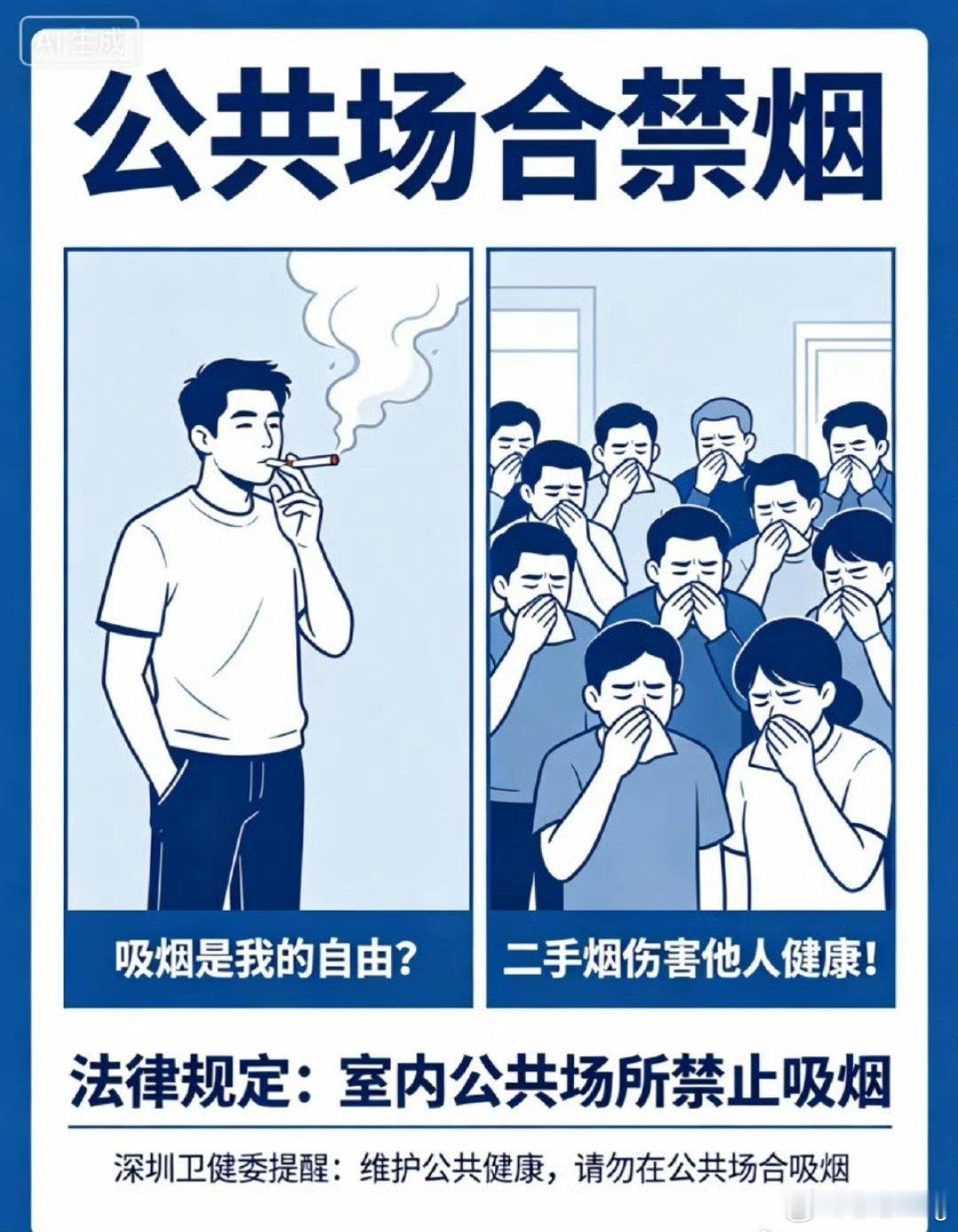 深圳卫健委曾回怼吸烟是我的自由二手烟是霸凌，畅快呼吸才是权利“吸烟是个人的选择，