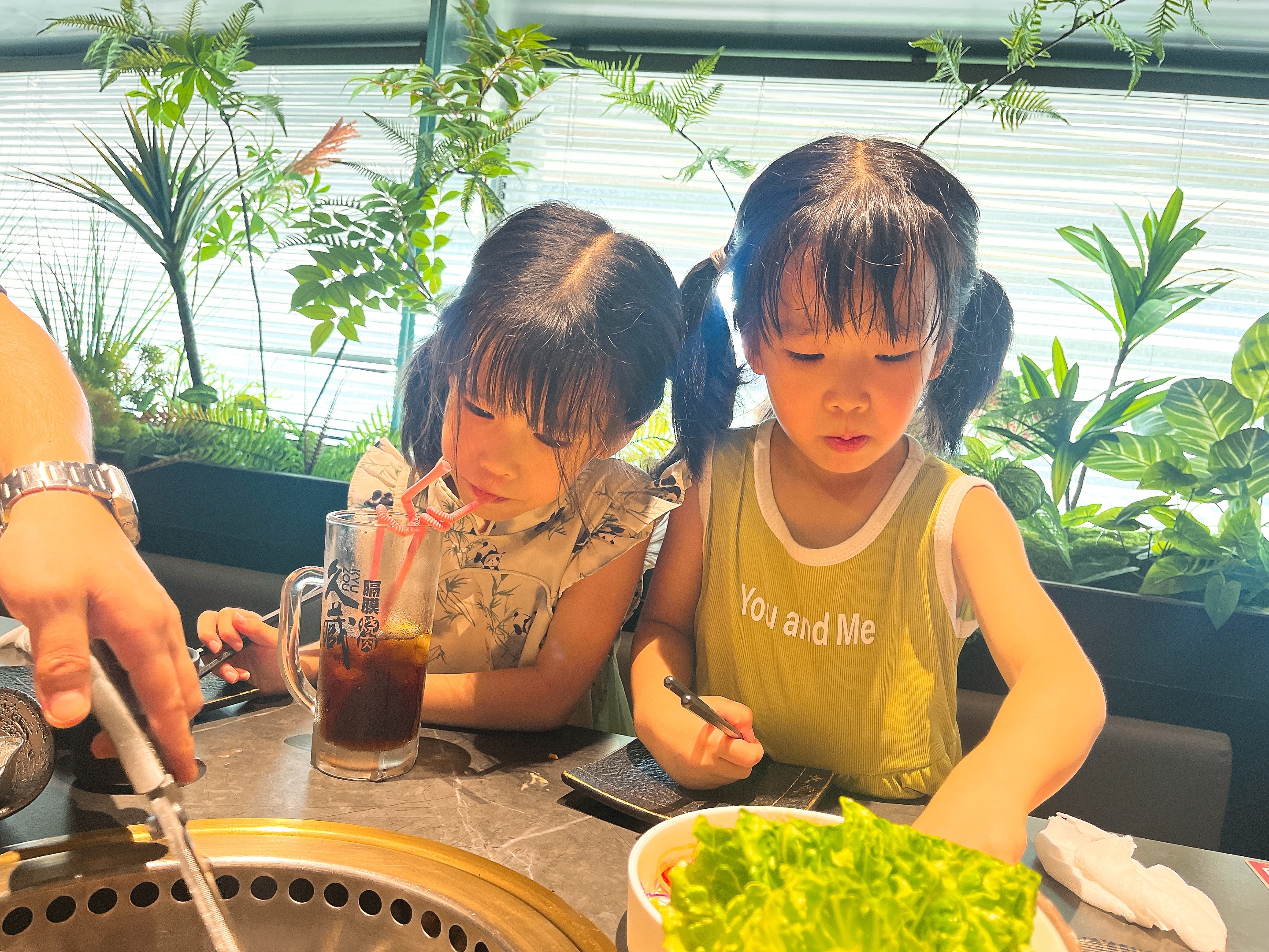 周日带娃，她们很喜欢吃这家烤肉。  ​​​