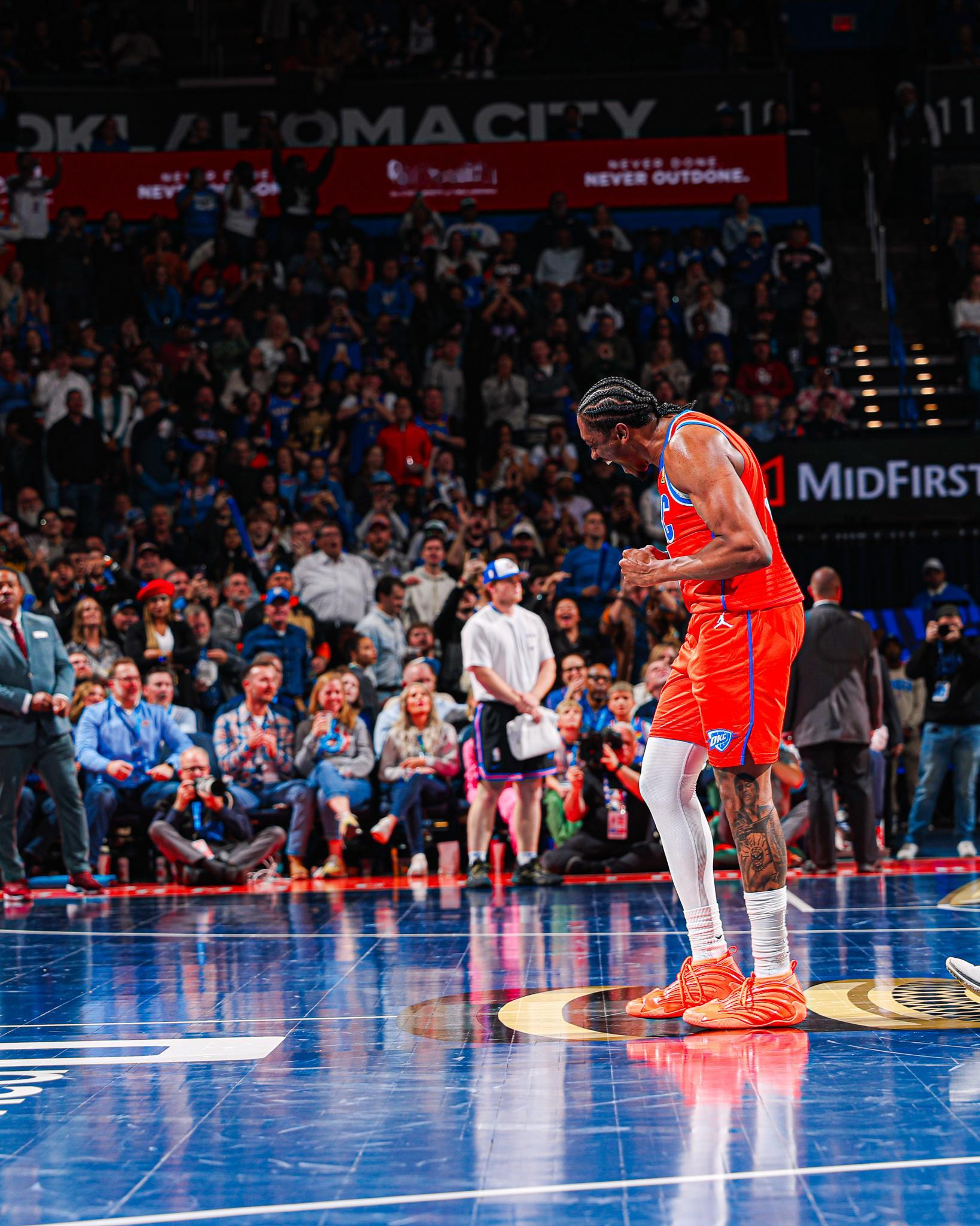 晚安大伙，晚安雷霆雷霆晋级nba杯半决赛雷霆大胜太阳49分雷霆