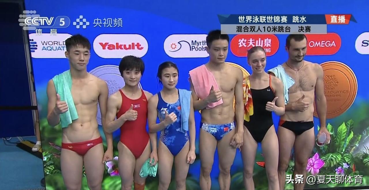 0.06分惊险夺金！中国跳水队俩小将谢佩玲/朱勇馨323.04分，以0.06分险