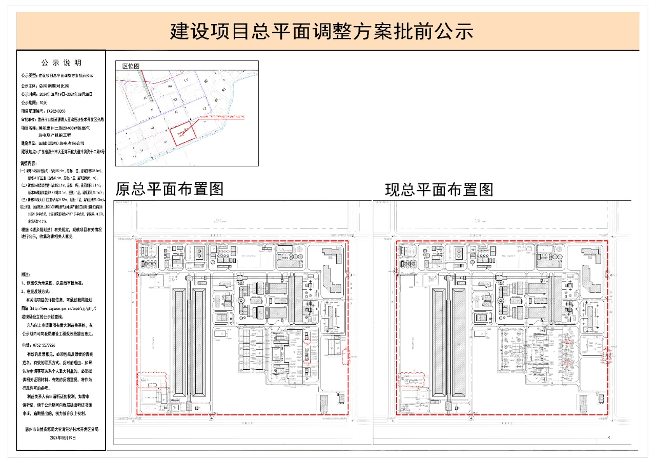 大亚湾石化区国能惠州二期燃气热电工程项目