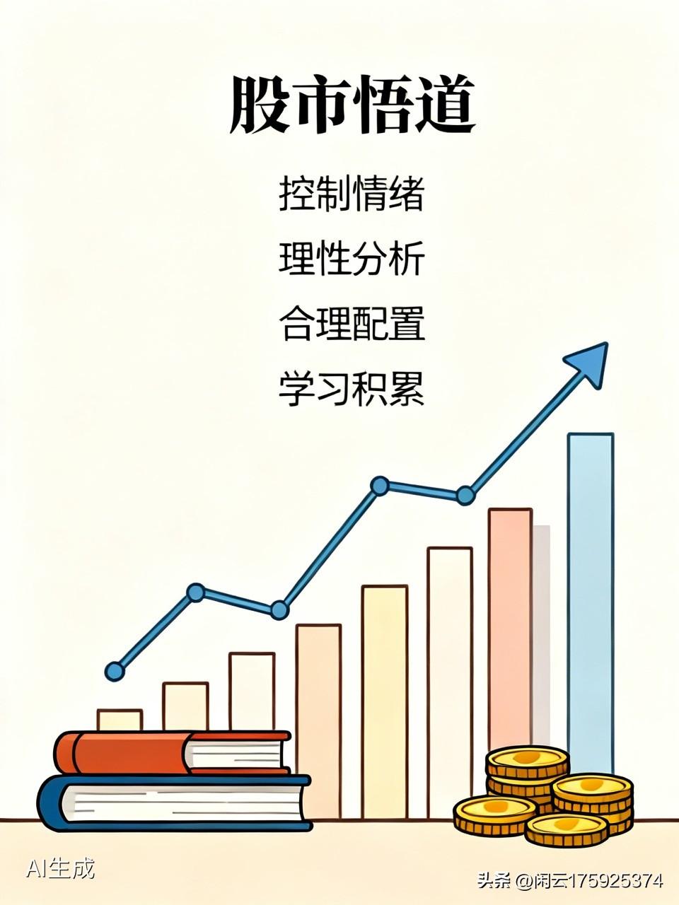 在股市中能悟出什么学会控制情绪，不能因一时涨跌而慌乱。需保持理性分析，根据市场趋