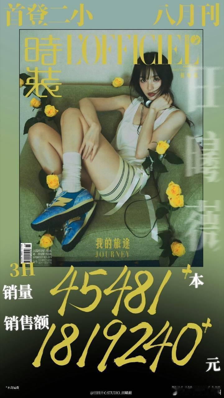 田曦薇杂志田曦薇杂志战报来了！成绩很不错啊！！ ​​​