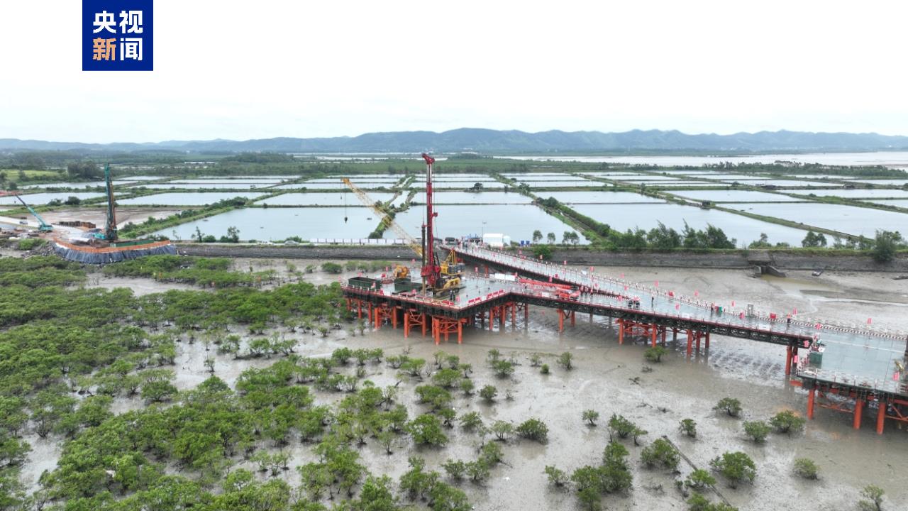合湛高铁全线进入海上主体施工阶段 预计2028年底建成通车