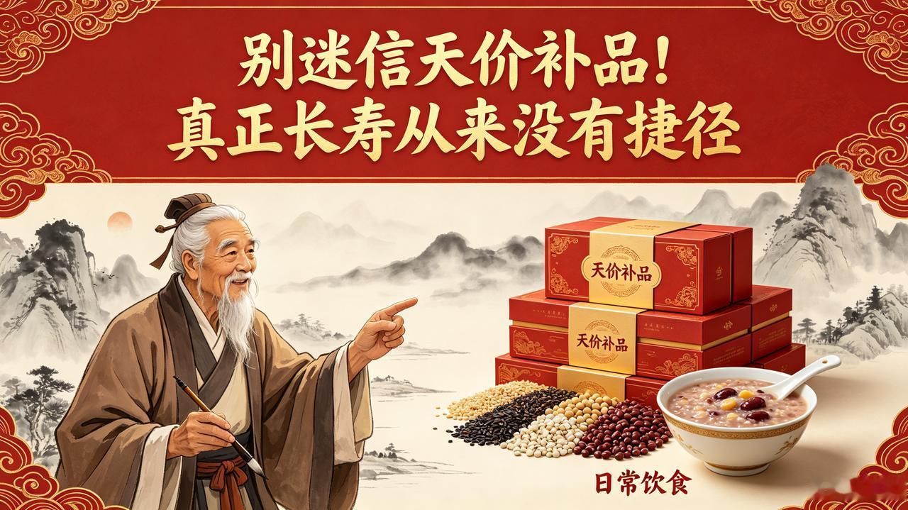 别迷信天价补品！一方水土养一方人，真正长寿从来没有捷径
 
网上各种养生说法层出