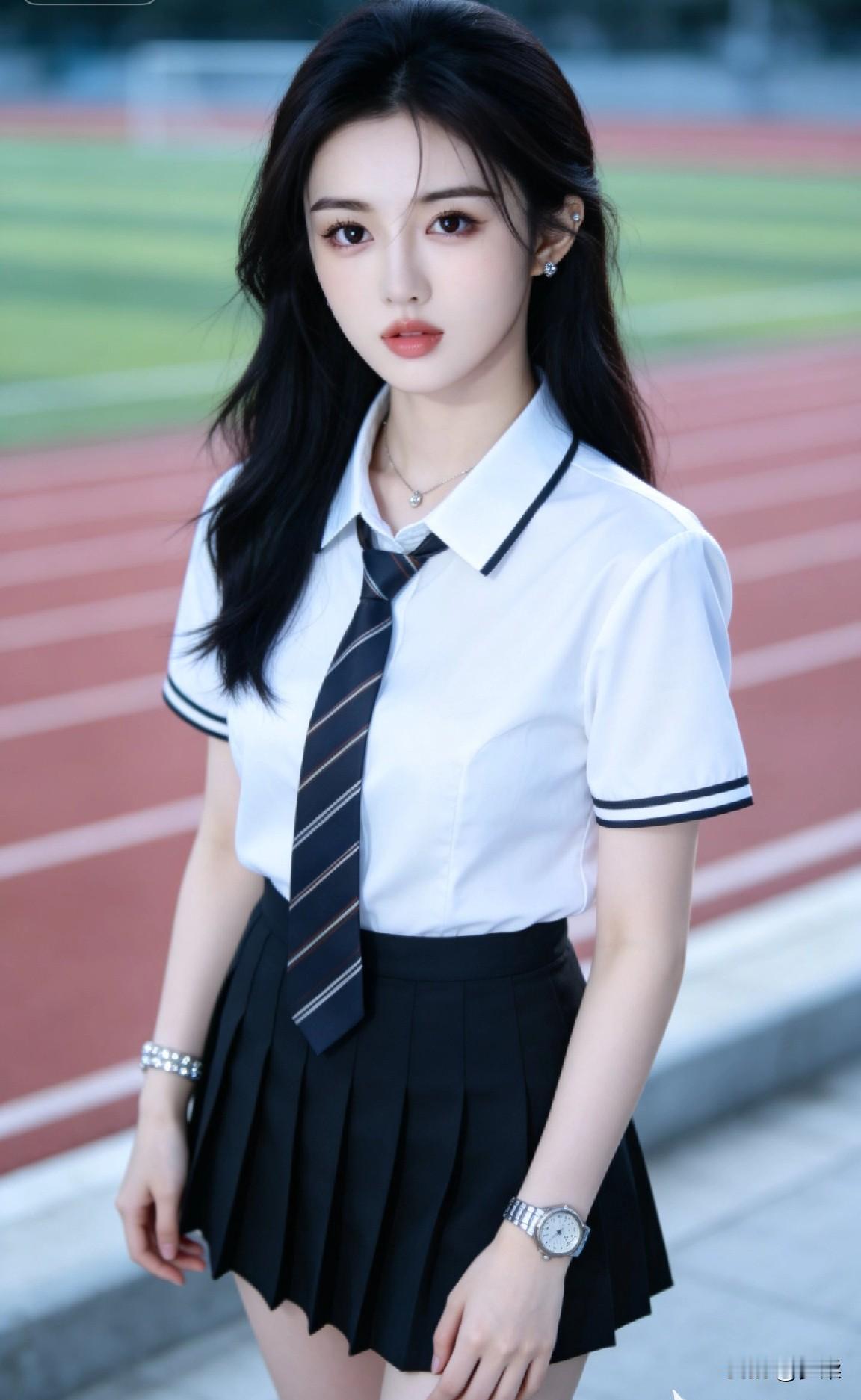 秀出手机中的美照吧校服与夕阳同框，把青春的美好都留住高颜值随手拍 手机相册美照 