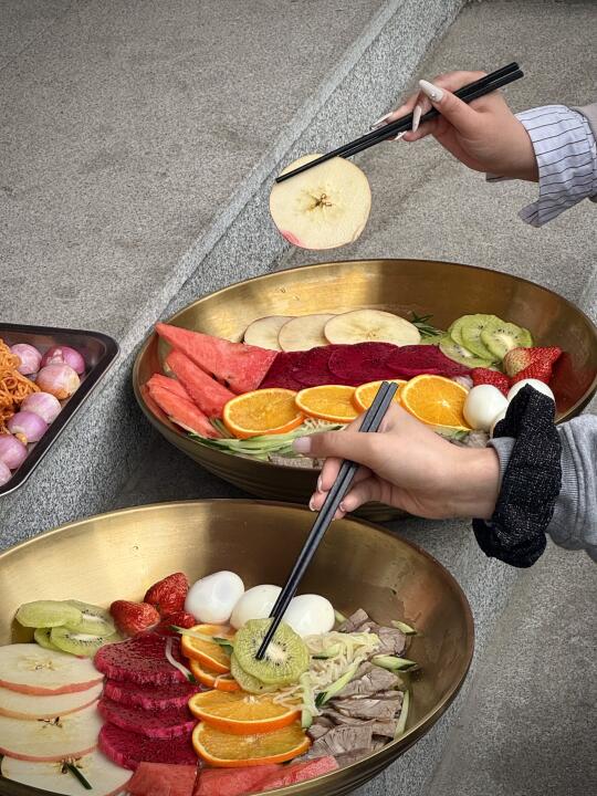 水果大冷面好吃亖了😋沈阳夏天必吃这家！