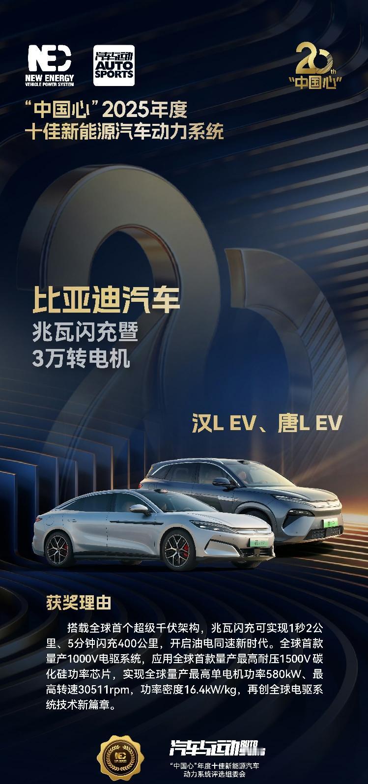 比亚迪的兆瓦闪充和30000转电机又立功了！比亚迪的兆瓦闪充和30000转量产电