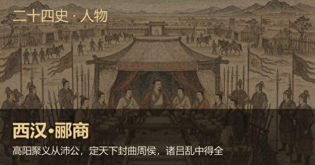 西汉郦商：高阳聚义从沛公，定天下封曲周侯，诸吕乱中得全