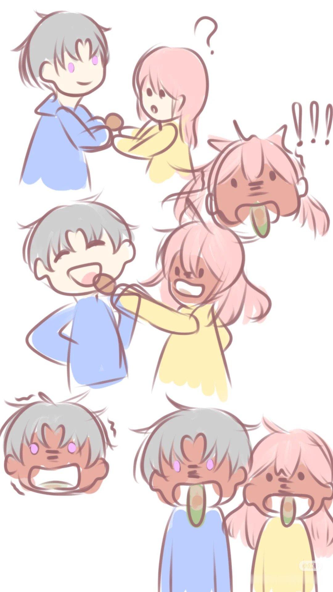 对抗路小情侣的日常跟我一起晾舌头[doge]#查理苏已老实# #查理苏# ​​​