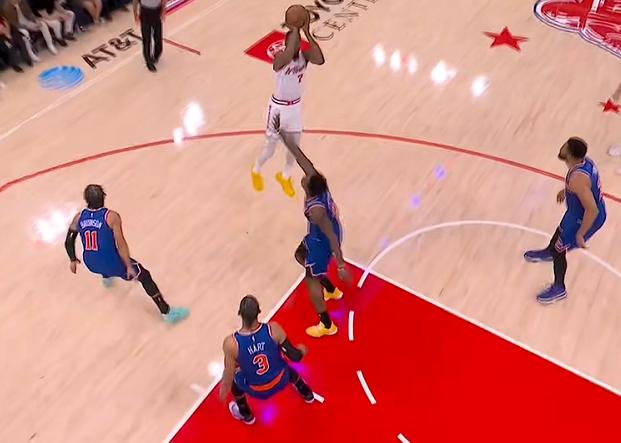 火箭打停尼克斯原因唯一，杜兰特连得10分无解！
北京时间4月1日，火箭与尼克斯的