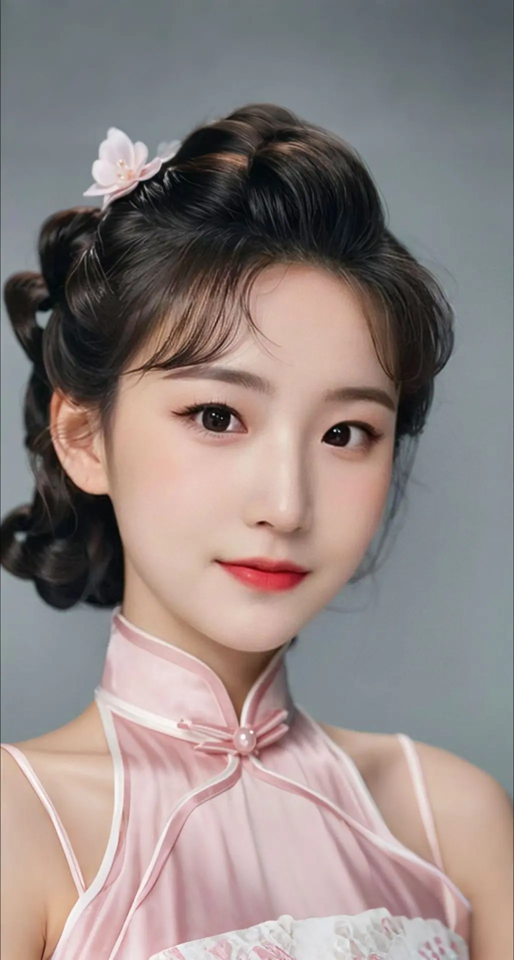 AI扩图 AI甜美上海滩