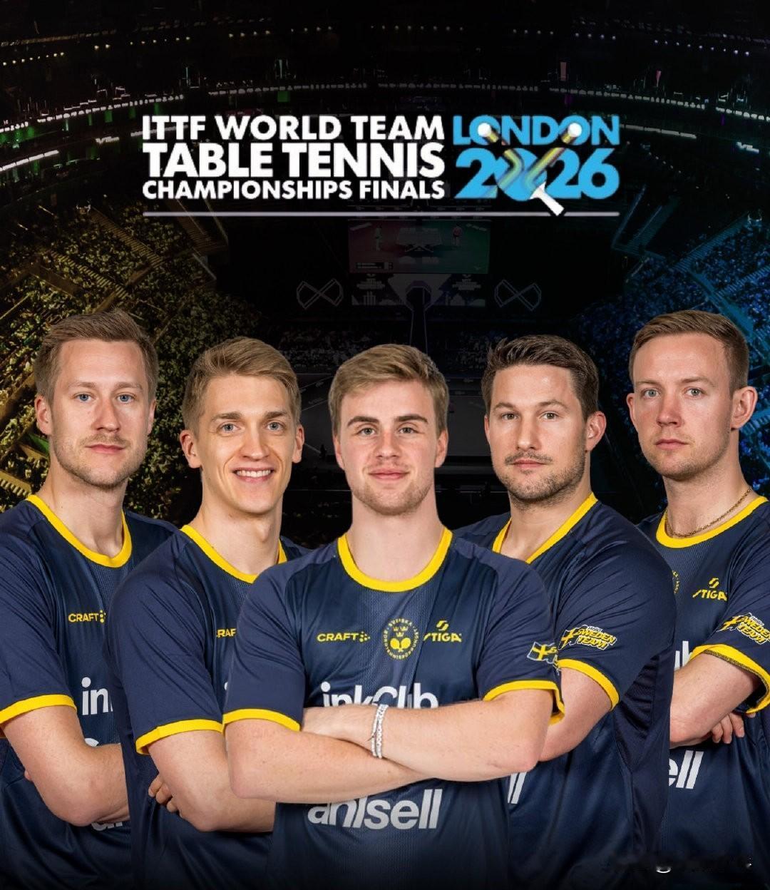 【瑞典媒体】瑞典男队公布伦敦团体世乒赛名单，教练舍贝里：这次选择相对简单， 这五