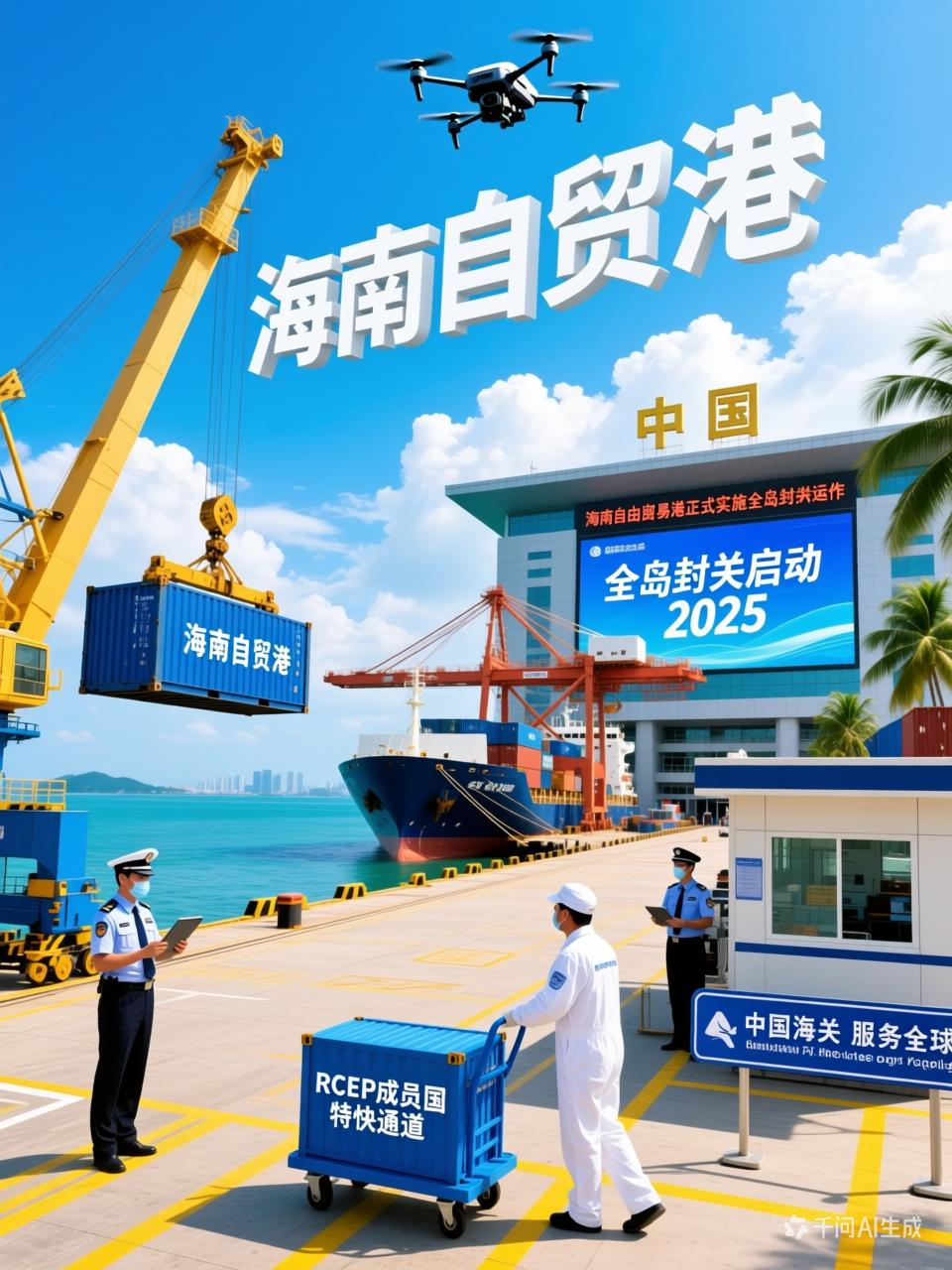 今天是2025年12月18日，海南自贸港正式全岛“封关”了。朋友圈里很多人还在误