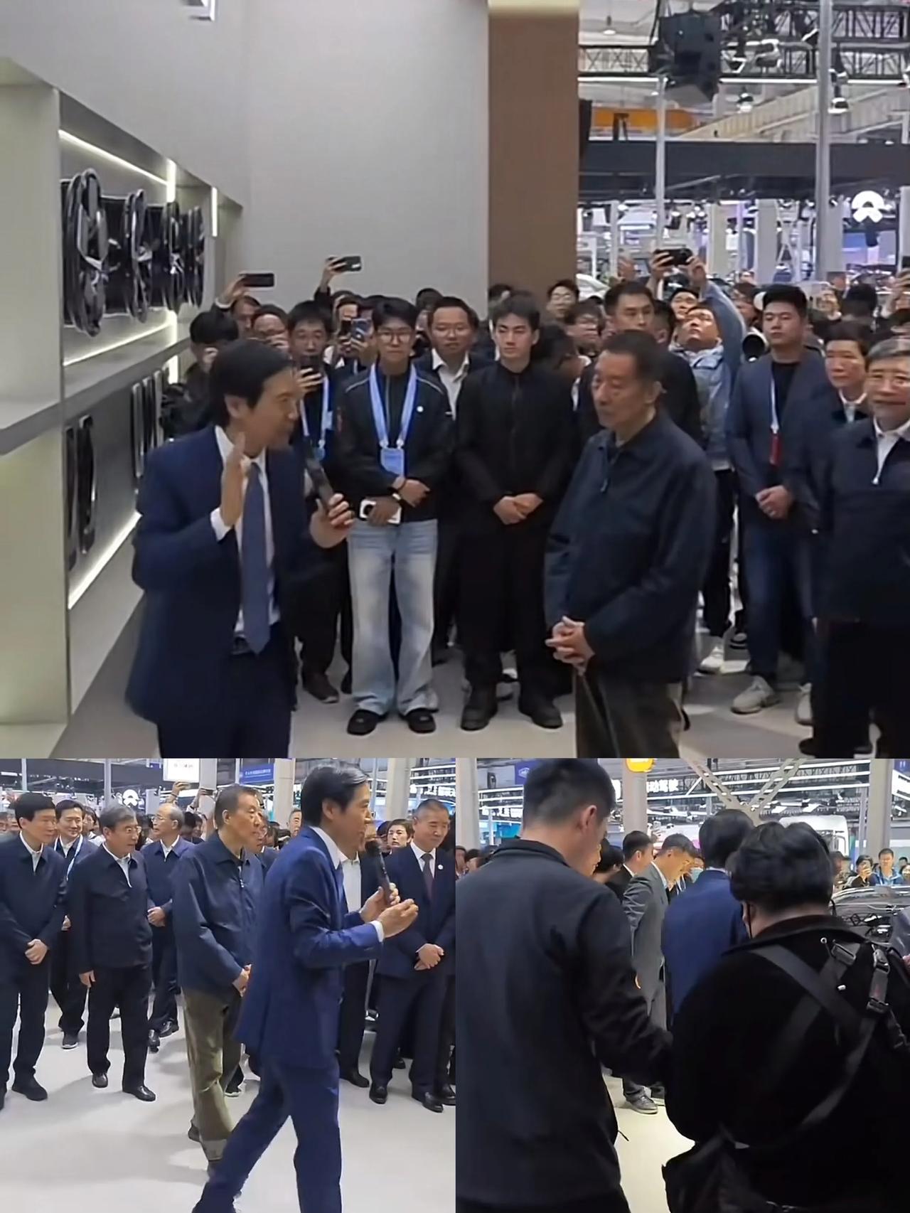 雷军总是工作狂，马不停蹄到处飞，看他又正装给大领导汇报汽车业务的发展情况，着力介