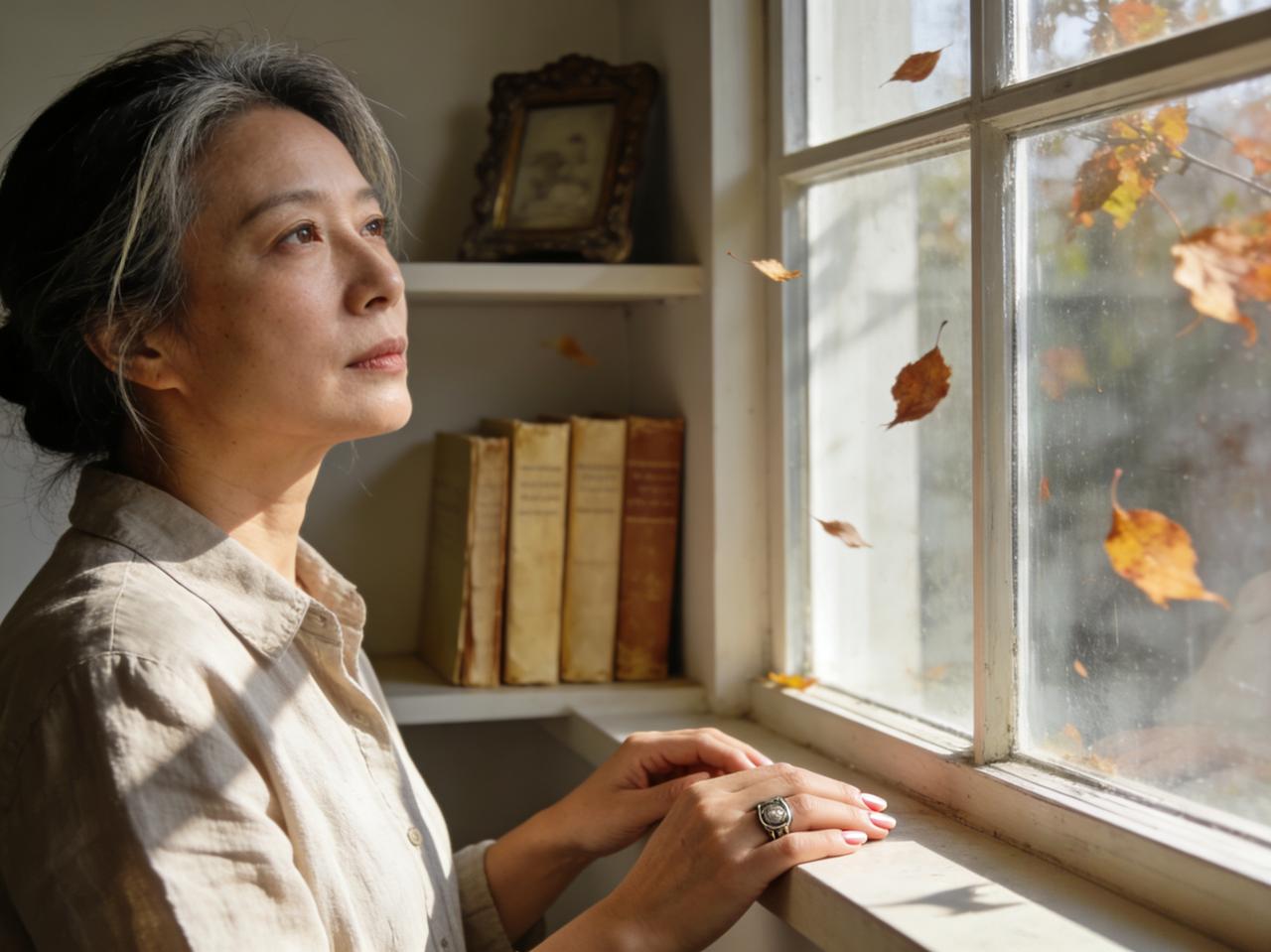 不想老也老了，不情愿，也得接受！
 
不知不觉间，眼角的皱纹深了，头上的白发多了