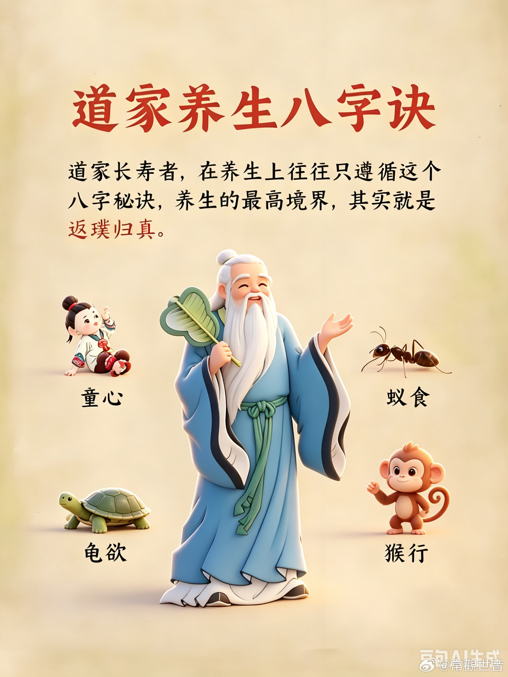 常观世音微语录常观世音微语录                吃不对的养生是个害 