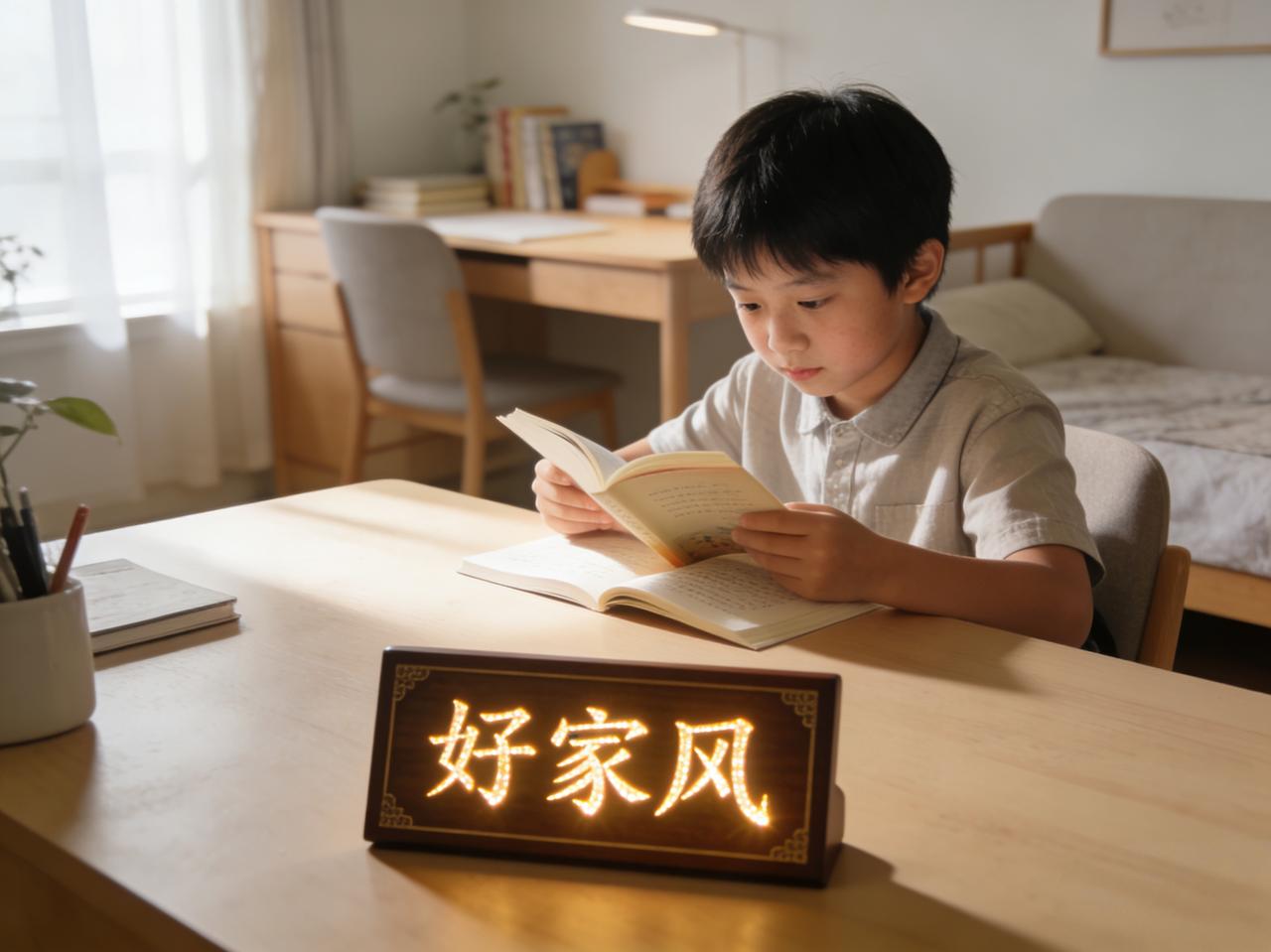 标题：最好的家风：善良、厚道、和气
好家风，养好人；
好家庭，出福气。
善良待人