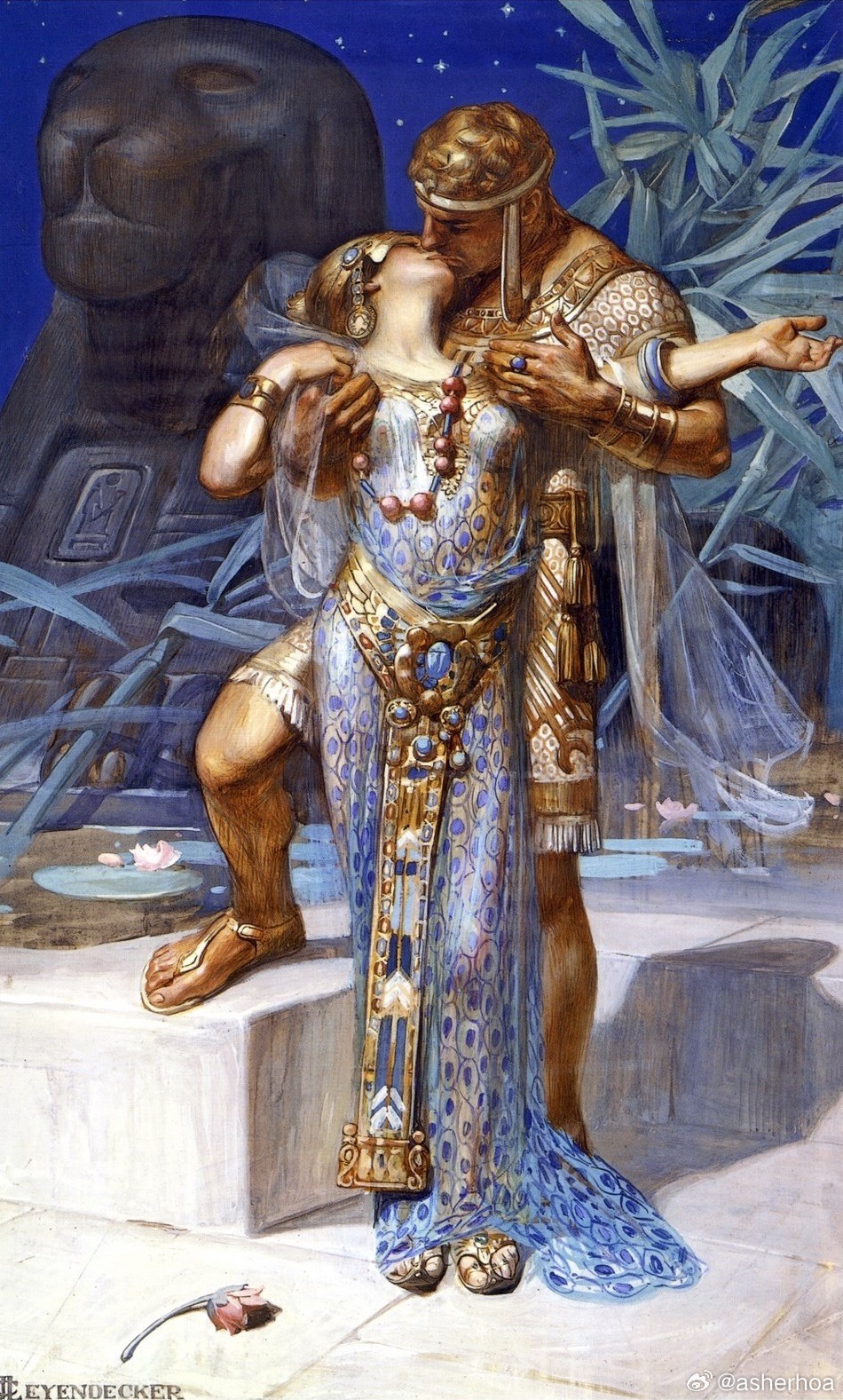 西洋历史文化鱼缸历史知识 美国画家约瑟夫·克里斯蒂安·莱恩德克（Joseph C