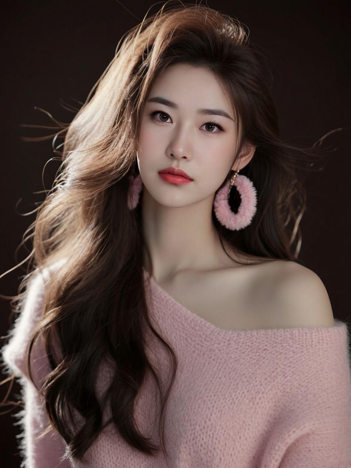 AI粉漾飘逸写真