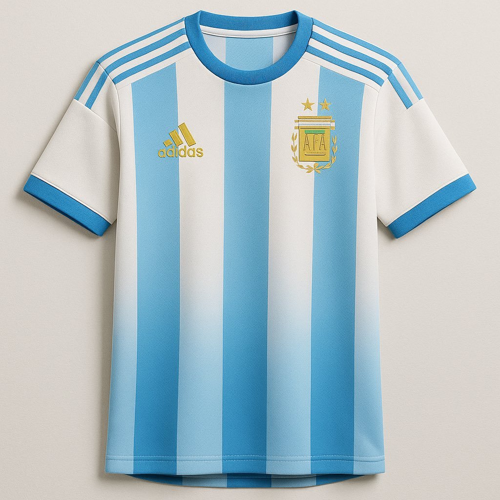 🚨 阿根廷2026年世界杯球衣信息🇦🇷（来自 👕 主场球衣• 经典的天蓝