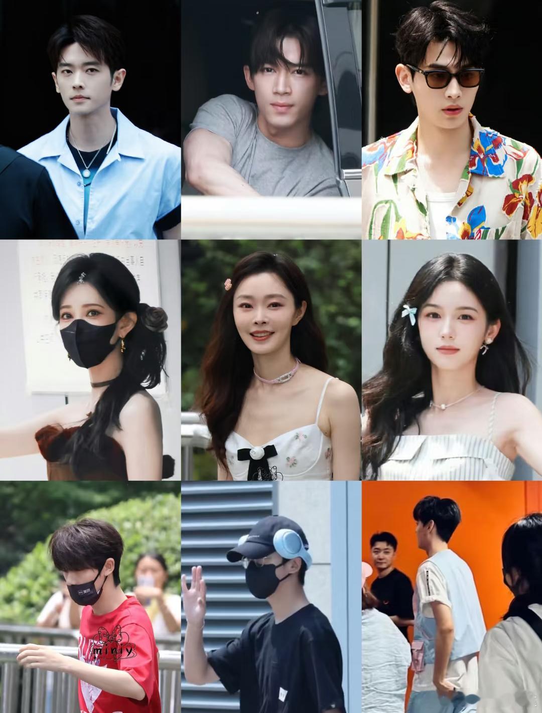 7.8你好星期六录制路透孟子义 周也 宋轶 丞磊 丁程鑫 辛云来 黄子弘凡 王星