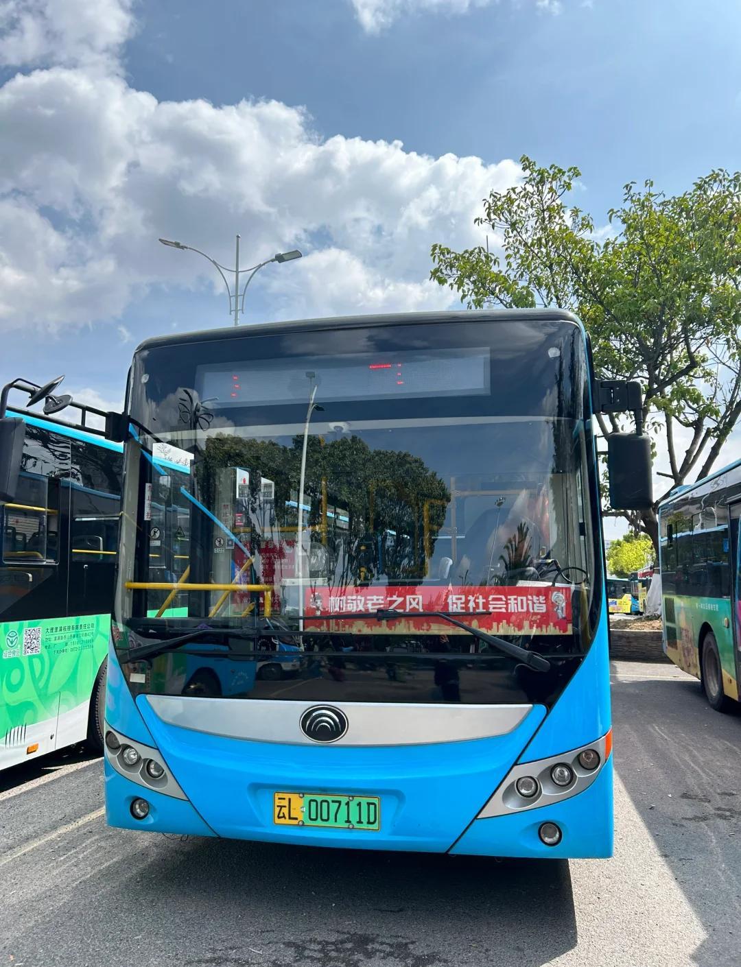 大理公交的免费政策还挺复杂。现在不能直接用身份证刷公交免费乘坐，老年人要免费坐公