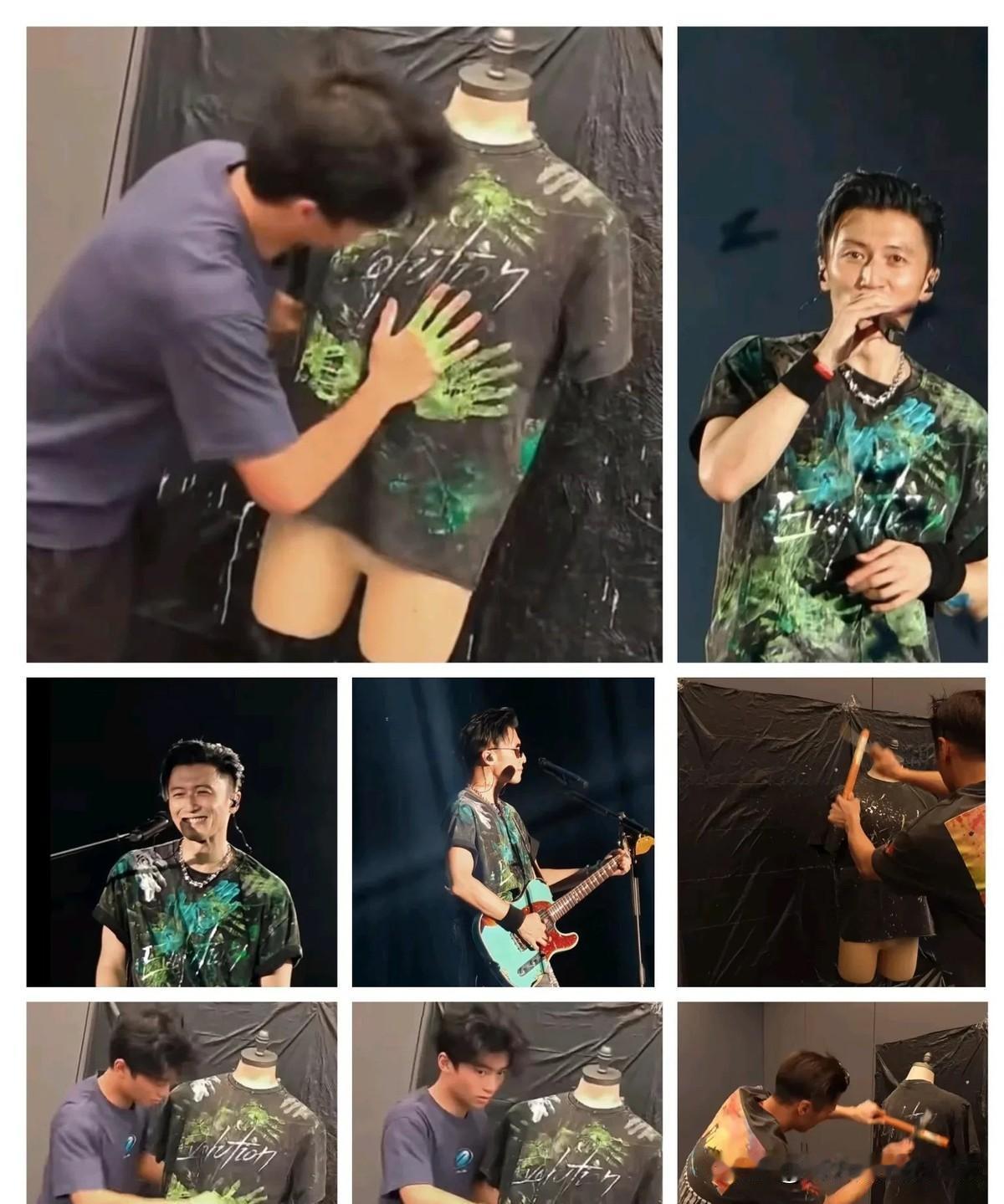 终于明白为什么谢霆锋演唱会一直都不换衣服了原来他身上那件衣服不是去外面买的也不是